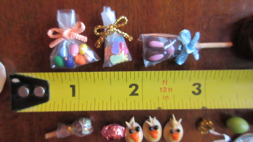 LOTE DE GALLETAS DULCES GALLETAS DE PASCUA HECHA A MANO CASA DE MUÑECAS EN MINIATURA ÚNICA - Imagen 12 de 15