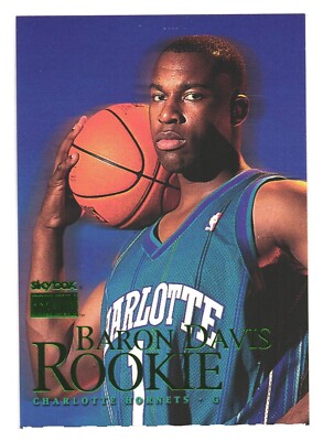 1999-00 SkyBox Premium NBA Basketball Charlotte Hornets Baron Davis