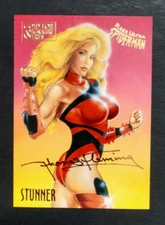 1995 FLEER ULTRA SPIDER-MAN   GOLD FOIL SIGNATURE SERIES  #56 STUNNER