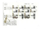 Israel Scott #954-55a Philharmonic Orchestra Sheetlet FDC