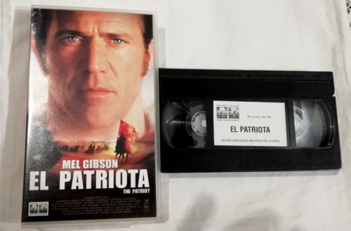 The Patriot Tape VHS Limited Edition Spanish Mel Gibsonpal - 第 1/5 張圖片