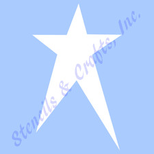 5.5" PRIMITIVE STAR STENCIL STENCILS STARS CELESTIAL TEMPLATE CRAFT PAINT 2 NEW