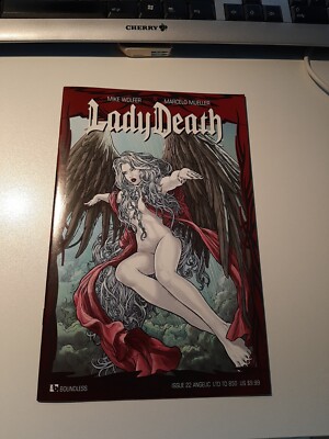 US Lady Death (2010 Boundless) #22 ANGELIC Variant Cover LTD TO 850
