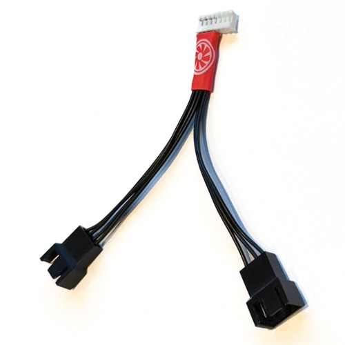 AMD Radeon 7900 XTX 7-Pin to Standard Dual 4-Pin PWM Fan Adapter Cable for GPUs - 第 3/6 張圖片