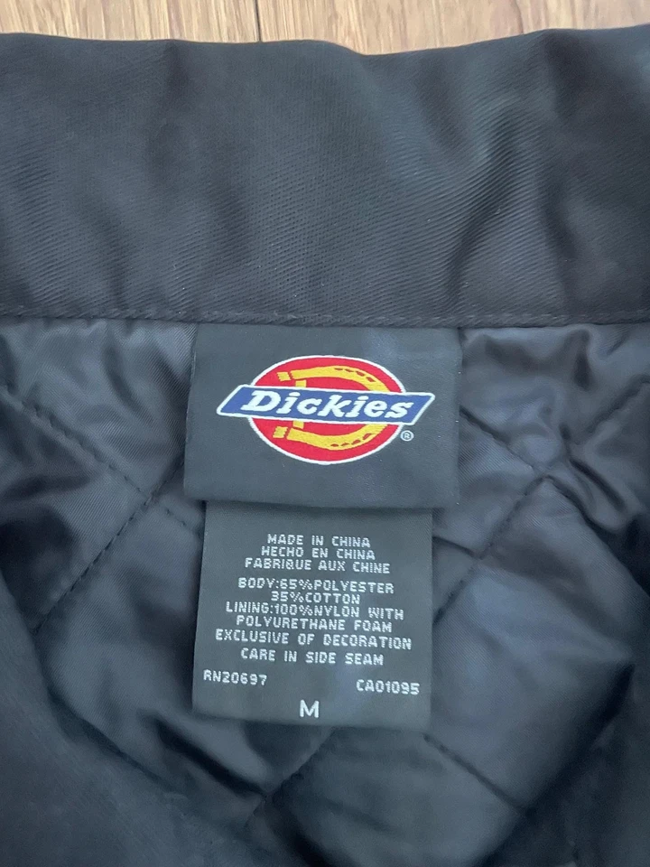 DICKIES Work Jacket W/LED Lights Cables IR Controller Sz M Black Rare - Image 2 of 4