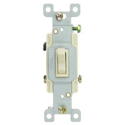 Sunlite E508 3 Way Grounded Toggle Switch, Ivory | eBay