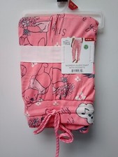Disney Winnie The Pooh Rose Womens Sleep Jogger Pants Medium 8-10 With Pockets