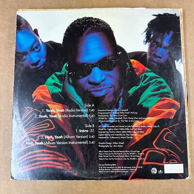 Yeah Yeah LP Record The New 2 Live Crew Vinyl 33 RPM | eBay