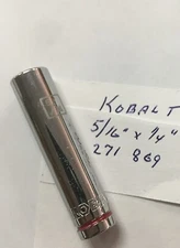 KOBALT  5/16" x 1/4" DR  DEEP   SOCKET  # 271869  6Pt Free Shipping