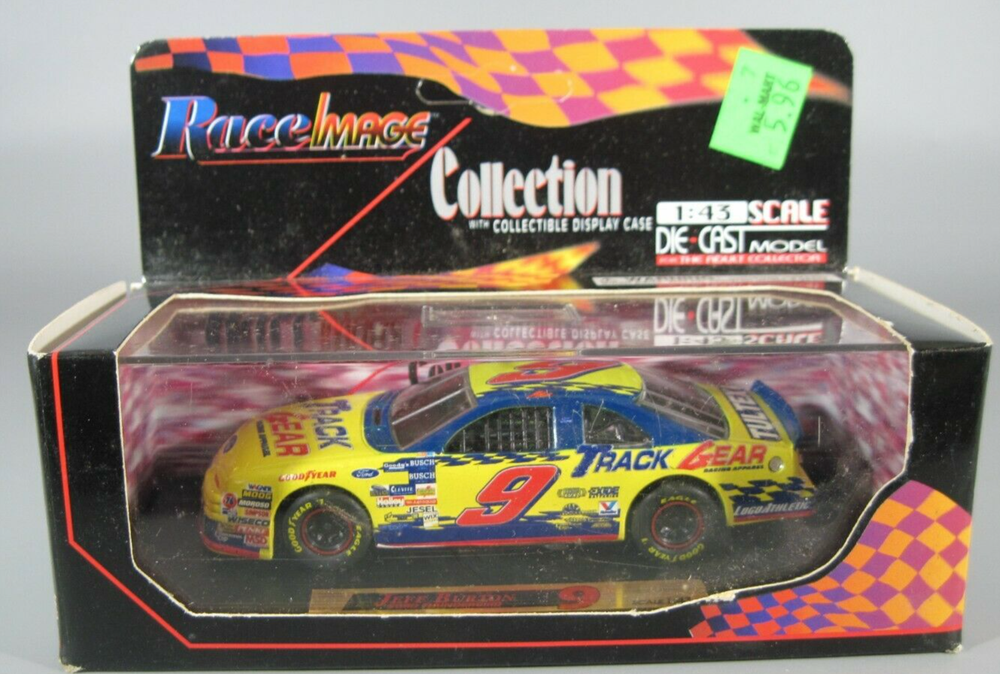 Vintage Race Image Collectibles Jeff Burton #9 1:43 Scale Die Cast Model