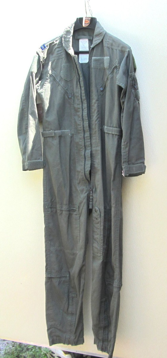 Vintage 1982 Military Flight Suit Pilots Air Force Military