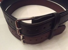 Men's Leather Belt- Amish Made   1 1/2 " Sizes 30 to 50-Handcrafted in USA