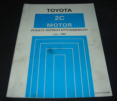 Werkstatthandbuch Toyota Corona CT 170 177 2 C Motor Reparaturanleitung 01/1988!