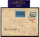 SOUTH WEST AFRICA Cover 1931 First INTER-PROTECTORATE Air *PILOT SIGNED* MS2936