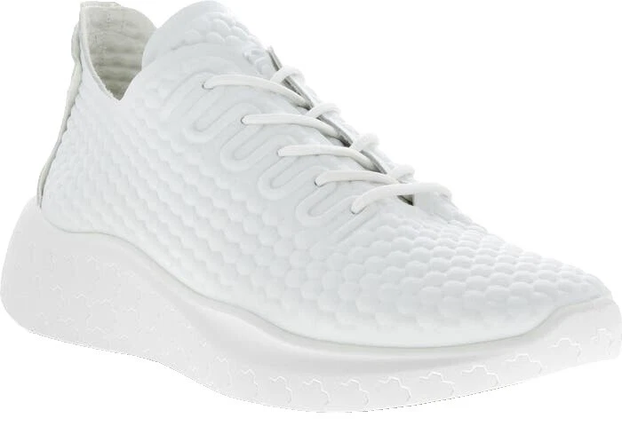 ECCO White Solid Athletic Shoes for Women