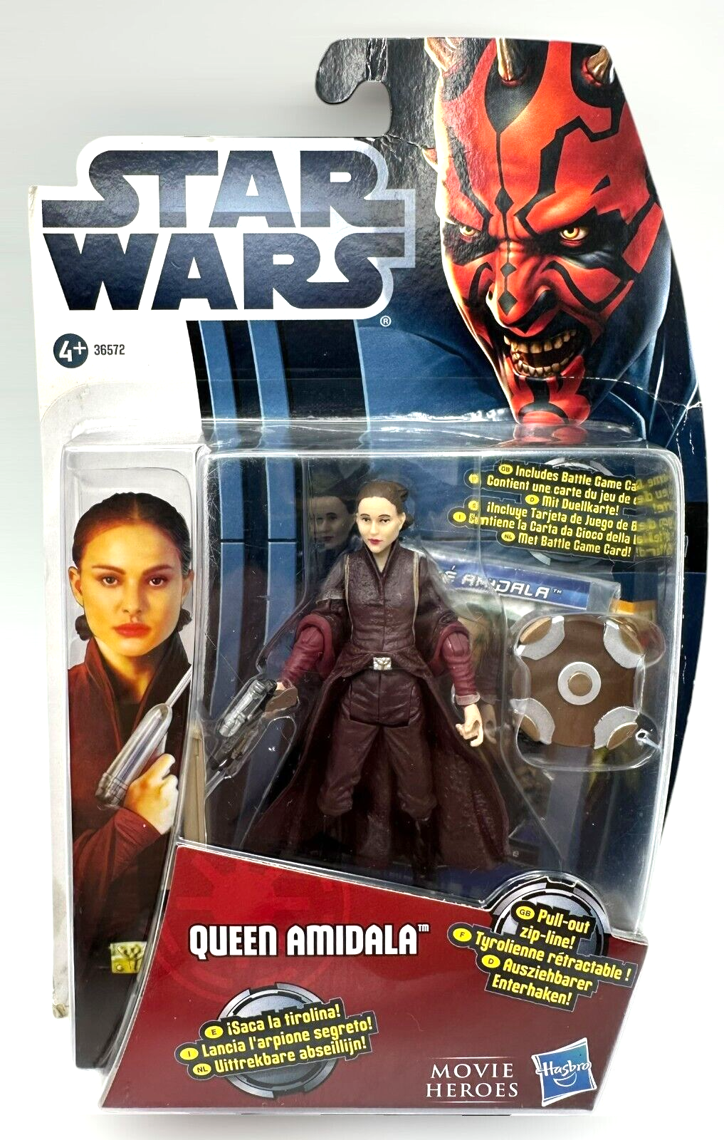 STAR WARS Movie Heroes 'QUEEN AMIDALA' Figure by Hasbro 2012 ~ NEW & SEALED
