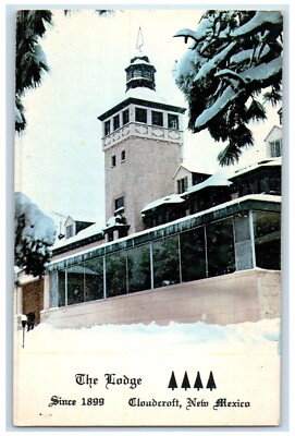 1960 Exterior View Lodge Building Cloudcroft New Mexico Antique Antique Postcard