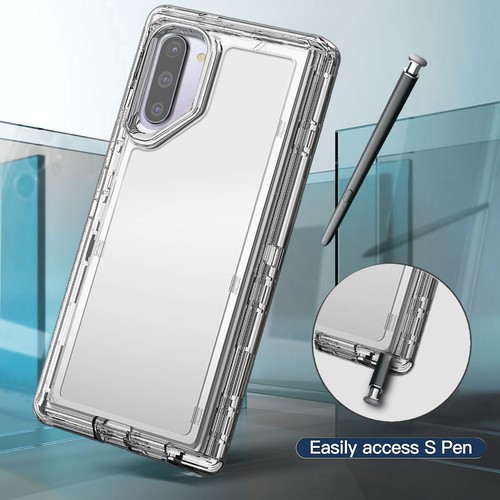 Custodia telefono trasparente cristallo antiurto per Samsung Galaxy Note10 Plus Note10+ - Foto 30 di 42