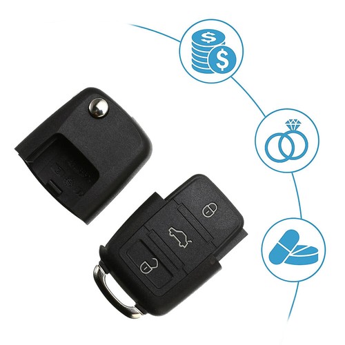 Key Safe Hidden Secret Compartment Stash Box Car Key Fob Hide Store Money 1pc - Bild 11 von 12