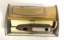 Vintage Sears 3-Speed Electric Scissors Fabric Cutter w Light  Case  25 2177