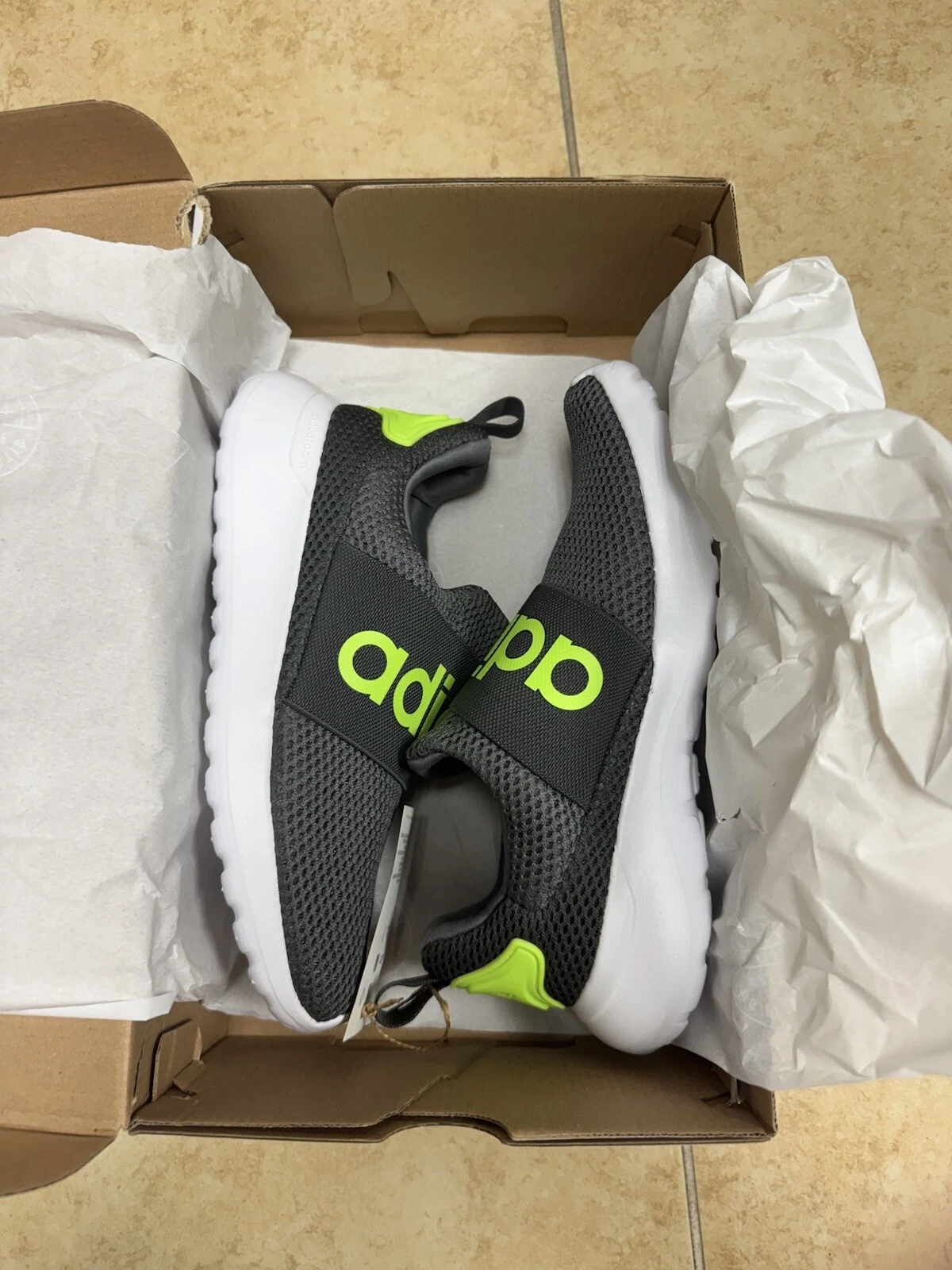 Adidas Lite Racer Adapt 4.0 bambino taglia US 4 grigio unisex bambino piccolo