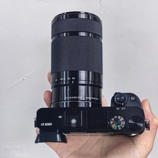 Sony Alpha A6000 24.3MP Mirrorless Digital Camera with 55-210mm Lens Kits 95 New