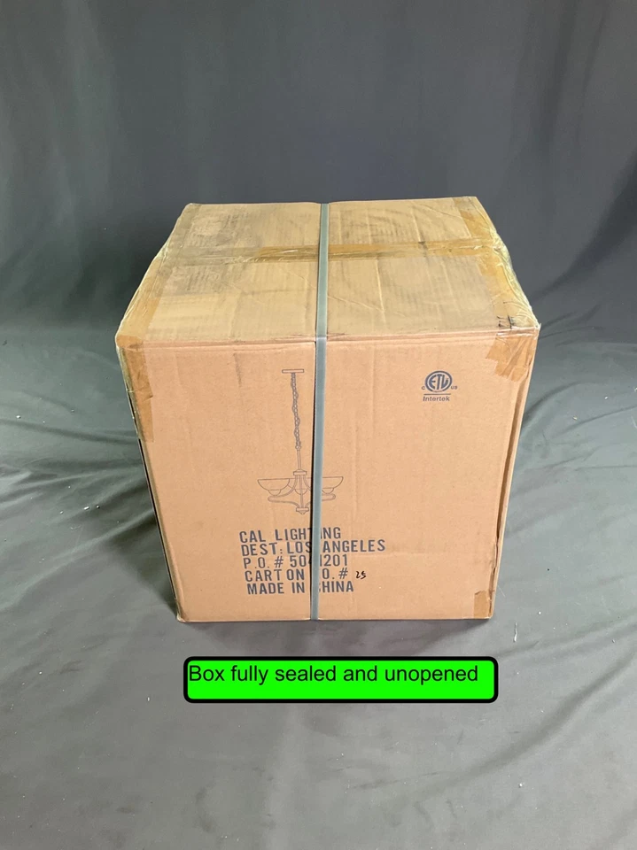 Cal Lighting Romano 3-Light Rustic Metal Chandelier, Rust Finish Ceiling Fixture - Image 3 of 4