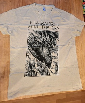 HARAKIRI FOR THE SKY T-Shirt Gr.XL RAIN OF ARROWS Farbe: beige/sand
