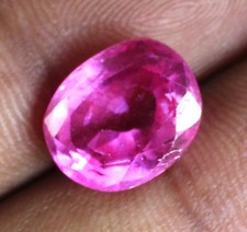 Brasilianischer Pink Morganit 8 Karat/ 12 MM Natürlich Oval Lose Edelstein