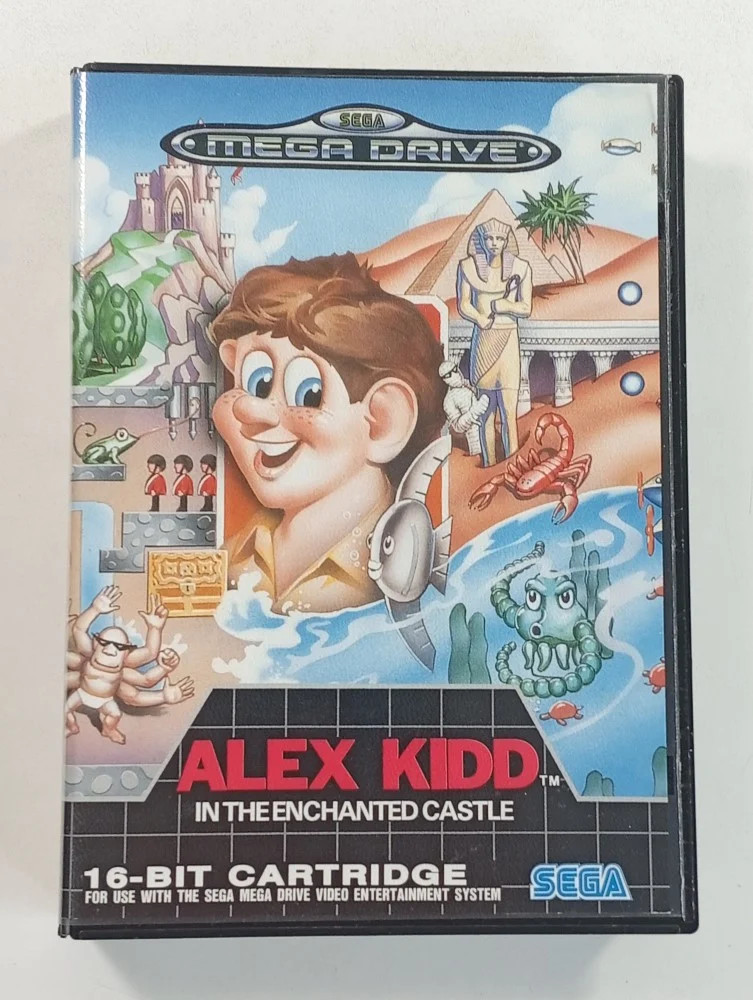 ALEX KIDD IN THE ENCHANTED CASTLE SEGA MEGADRIVE (MD) PAL-EURO (COMPLETE - GOOD 