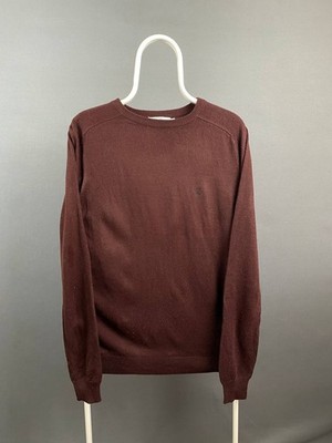 新品★YSL★Yves Saint Laurent★ニットセーター★ブラウン★L Yves Saint Laurent Mens Sweater Size S Brown Long Sleeve Crew Neck