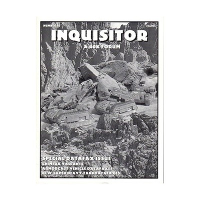 Tim DuPert Inquisitor M  #16 ''Chimera Variants, Armorcast Vehicle Data F Mag VG