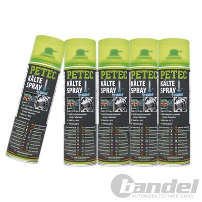 5x400ml PETEC FREEZE KÄLTESPRAY KALTREINIGER EISSPRAY VEREISUNGSSPRAY