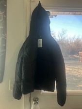 Unisex Kids Ozark Trail Black Puffer Jacket Size L 10-12 