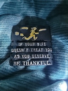 Kitchen Cast Iron Wall Plaque Stove Trivet “if Your Wife Doesn’t Treat You As..”