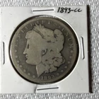 1893 cc morgan silver dollar ￼
