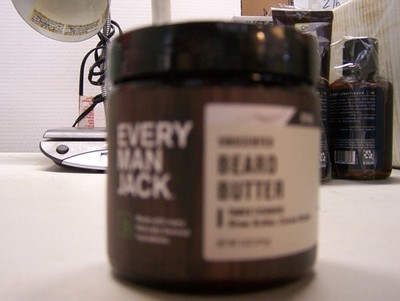 Every Man Jack Unscented Beard Butter Shea Butter 4 Ounce + Recovery