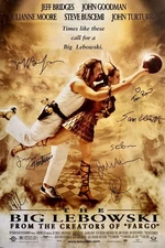 The Big Lebowski Original Movie Poster Signed By Cast And Crew SWAU Jeff Bridges
