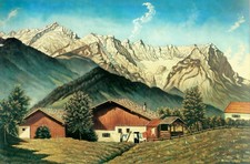 Adolf Hitler: Alpenhof 22x30 Archival Quality Fine Art Print