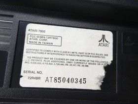 Atari 7800 Video Game Console EXPANSION INTERFACE AV Modded Seller Reconditioned