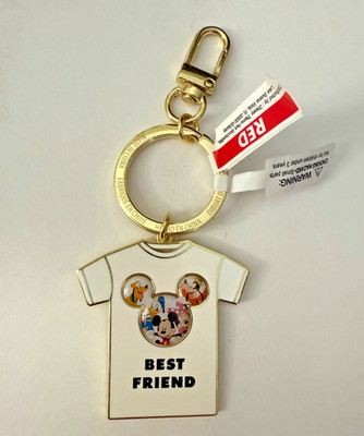 Disney Theme Parks ''Best Friend'' Keychain/Bag Charm Mickey Mouse and Friends