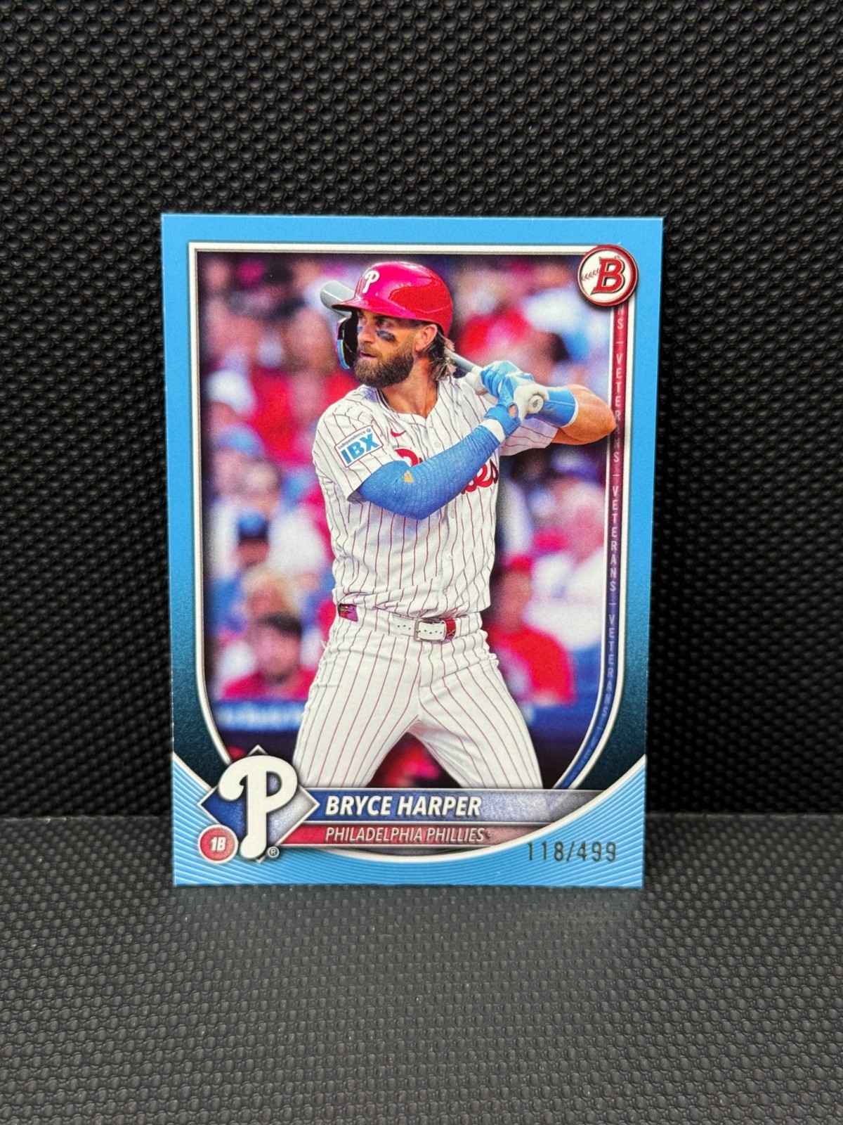 2025 Bowman Bryce Harper /499 Sky Blue #3 Phillies