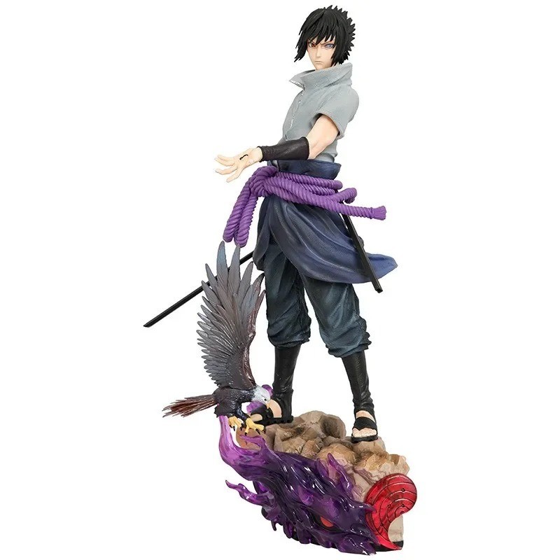 Statue Sasuke 35cm PVC de collection stable et robuste pour vitrine ombragée