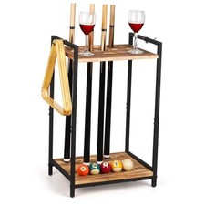 Pool Stick Holder - Freestanding Pool Cue Holder Floor Standen Cue Stick Wood