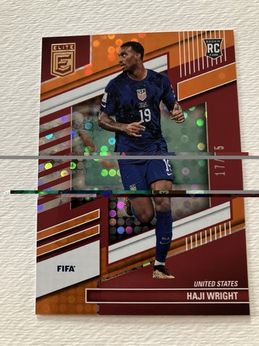 2022-23 Panini Donruss Elite FIFA Haji Wright Orange Disco /35 #196 Rookie RC