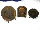 Lot of 3 Antique Brass Perpetual Calendars - All Different.  Lot # 3 — photo 1