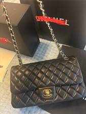 Medium Classic double flap bag- lambskin- perfect condition