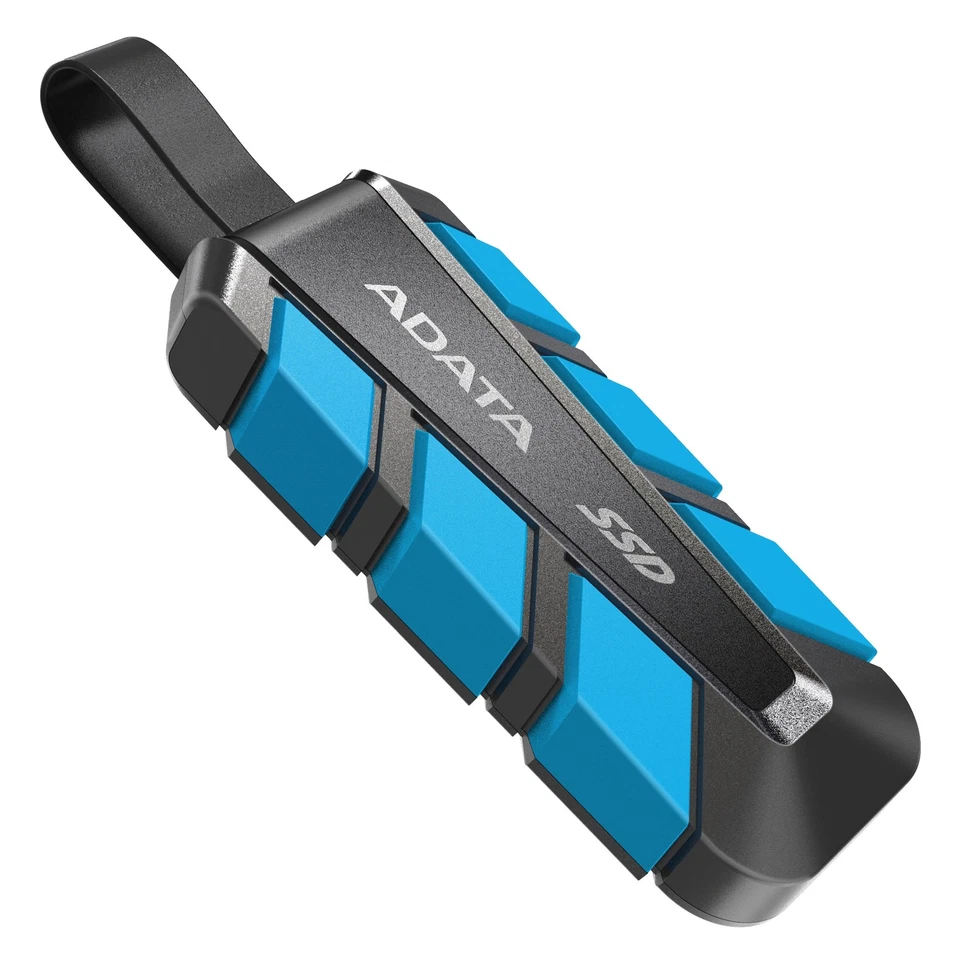 2TB AData SC740 External SSD USB3.2 Gen2 Black/Blue Shock and Drop Proof - Image 3 of 4