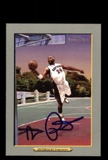 Signed Basketball Card Auto Morris Peterson 2006-07 Topps Turkey Red #133