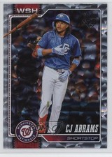 2026 Topps Series 1 Silver Crackle Foil CJ Abrams #152 b4d